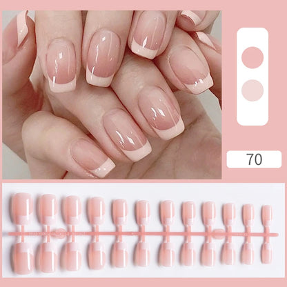 Pink Glitter Press-Ons