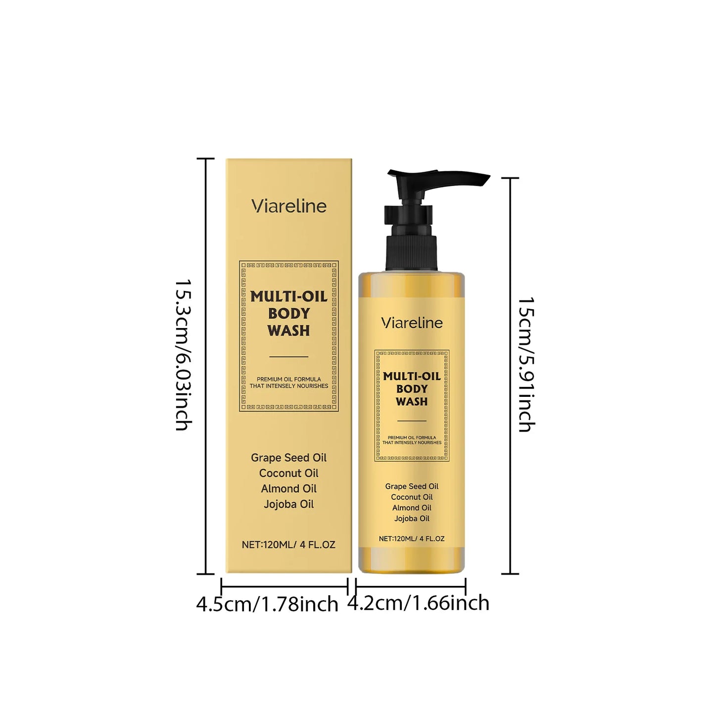 Viareline Body Wash Oil