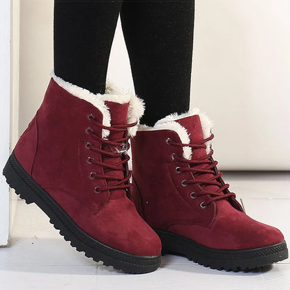 Warm Fur Ankle Boots