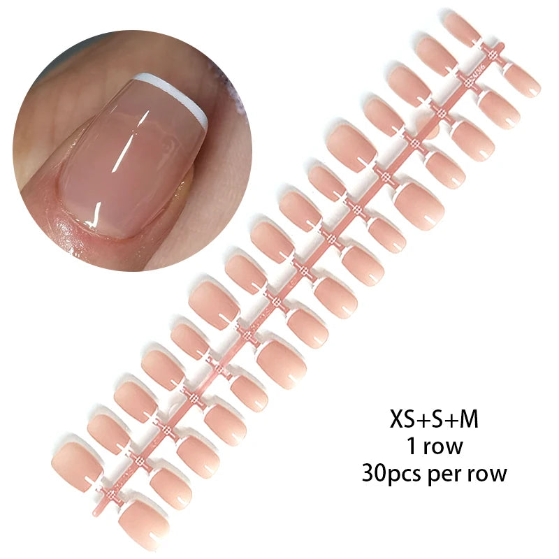 Pink Glitter Press-Ons