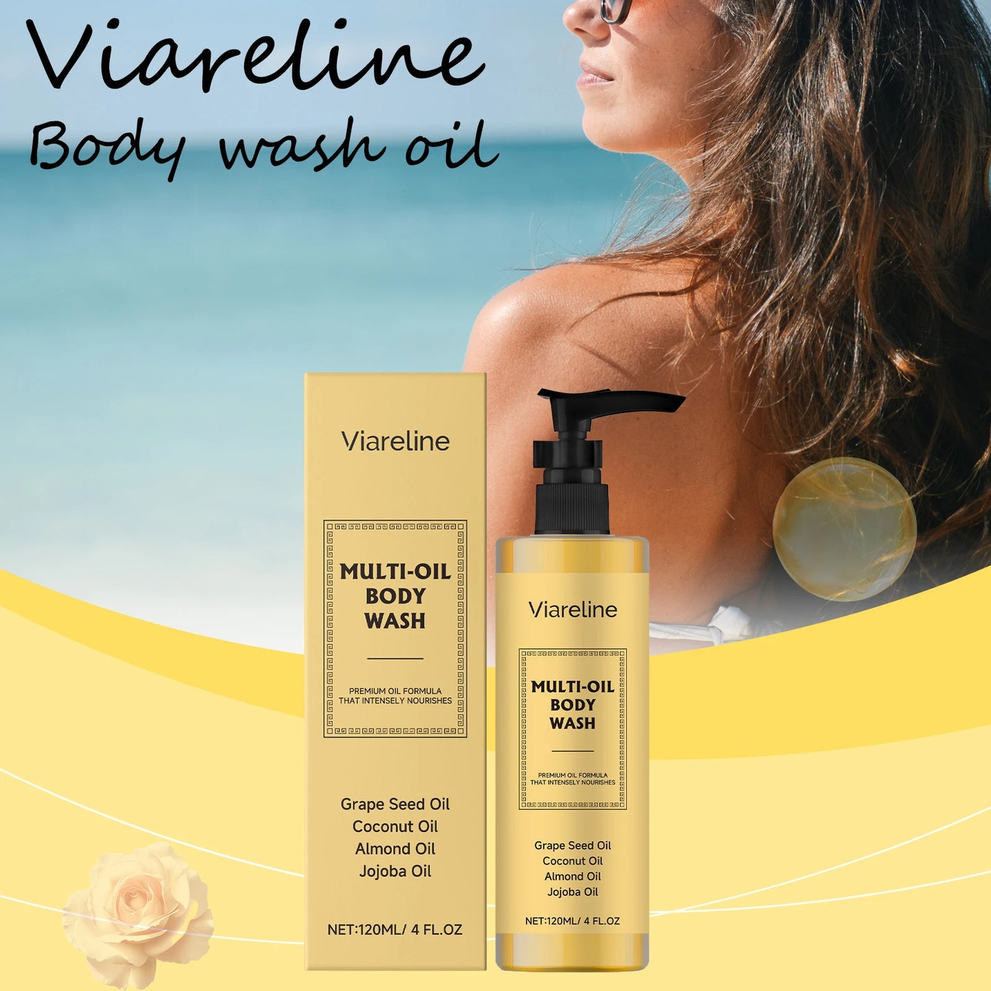 Viareline Body Wash Oil