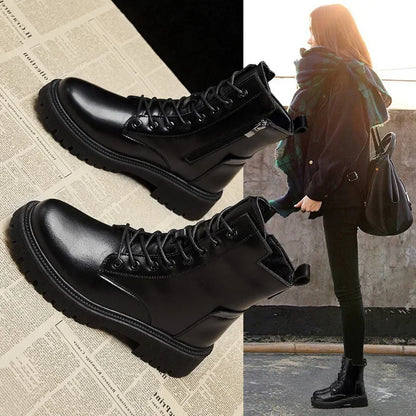 Leather Winter Snow Boots