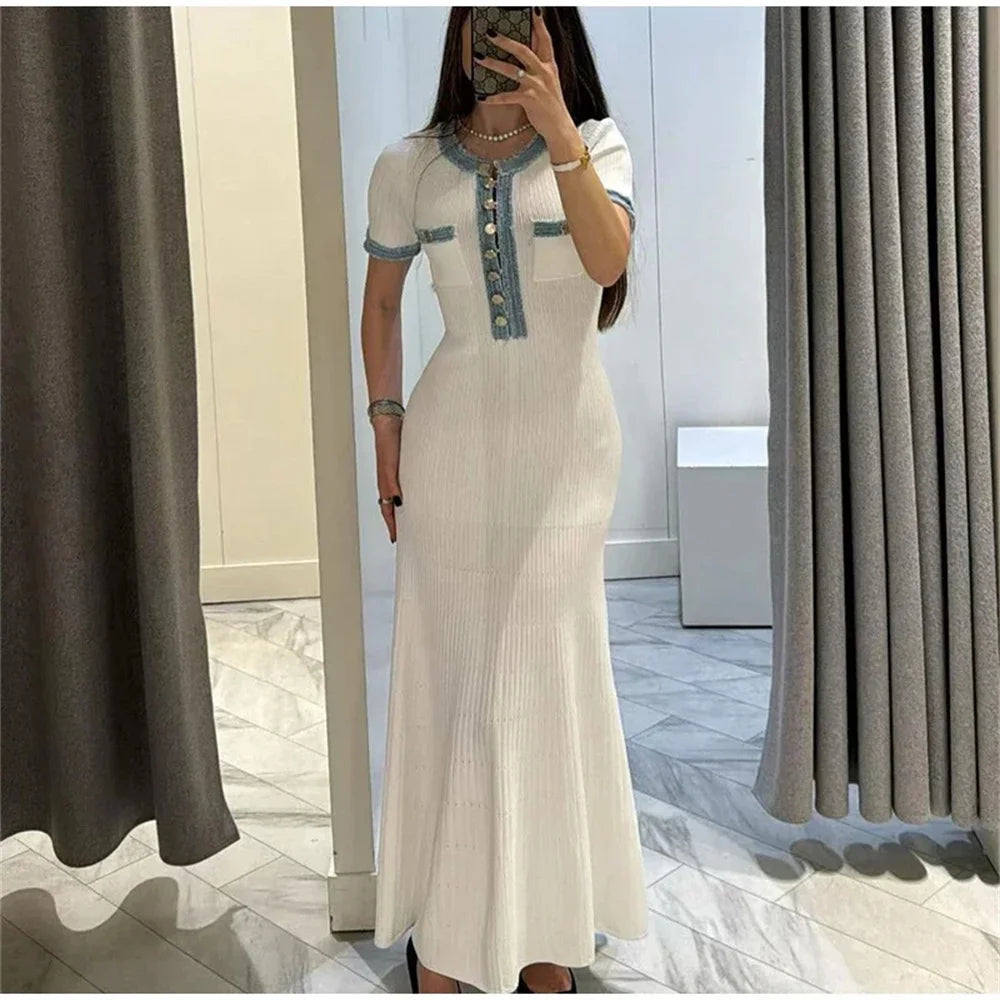 Chic Knit Maxi Dress