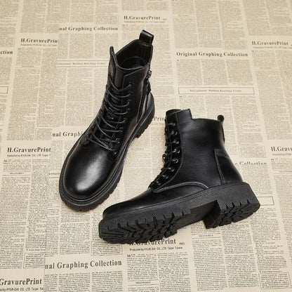 Leather Winter Snow Boots