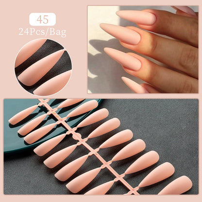 Pink Glitter Press-Ons