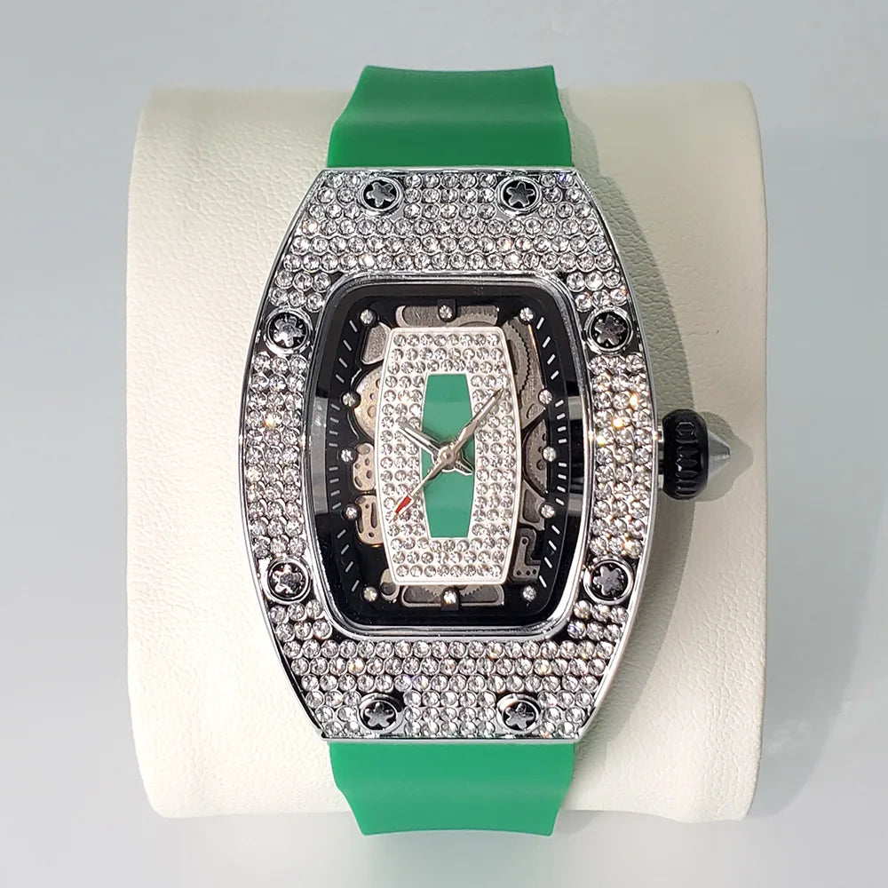 Elegant Diamond Sport Watch