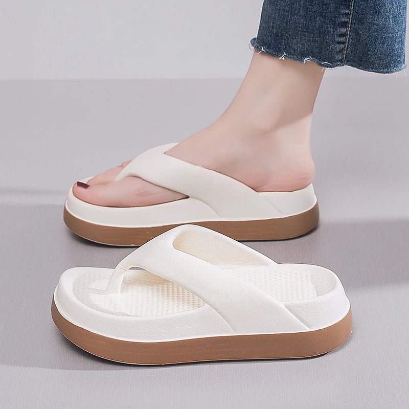 Trendy Platform Flip Flops