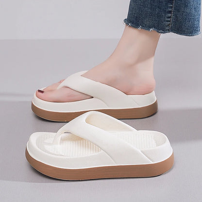 Trendy Platform Flip Flops