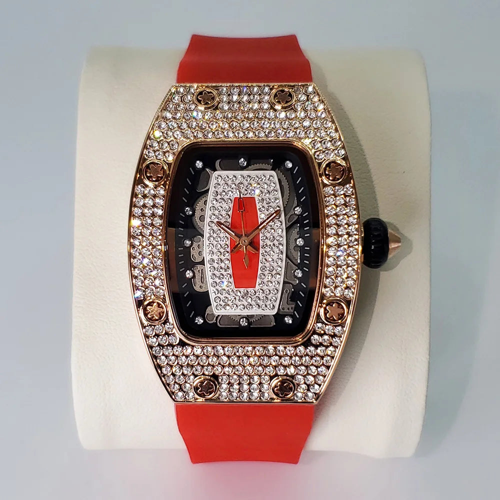 Elegant Diamond Sport Watch