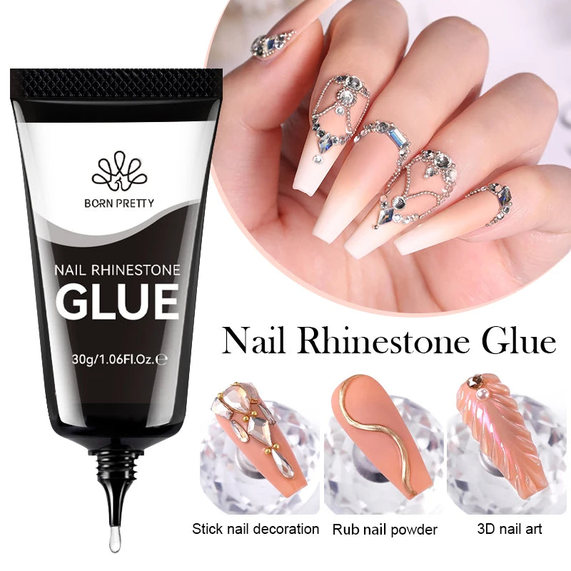Rhinestone Nail Glue Gel