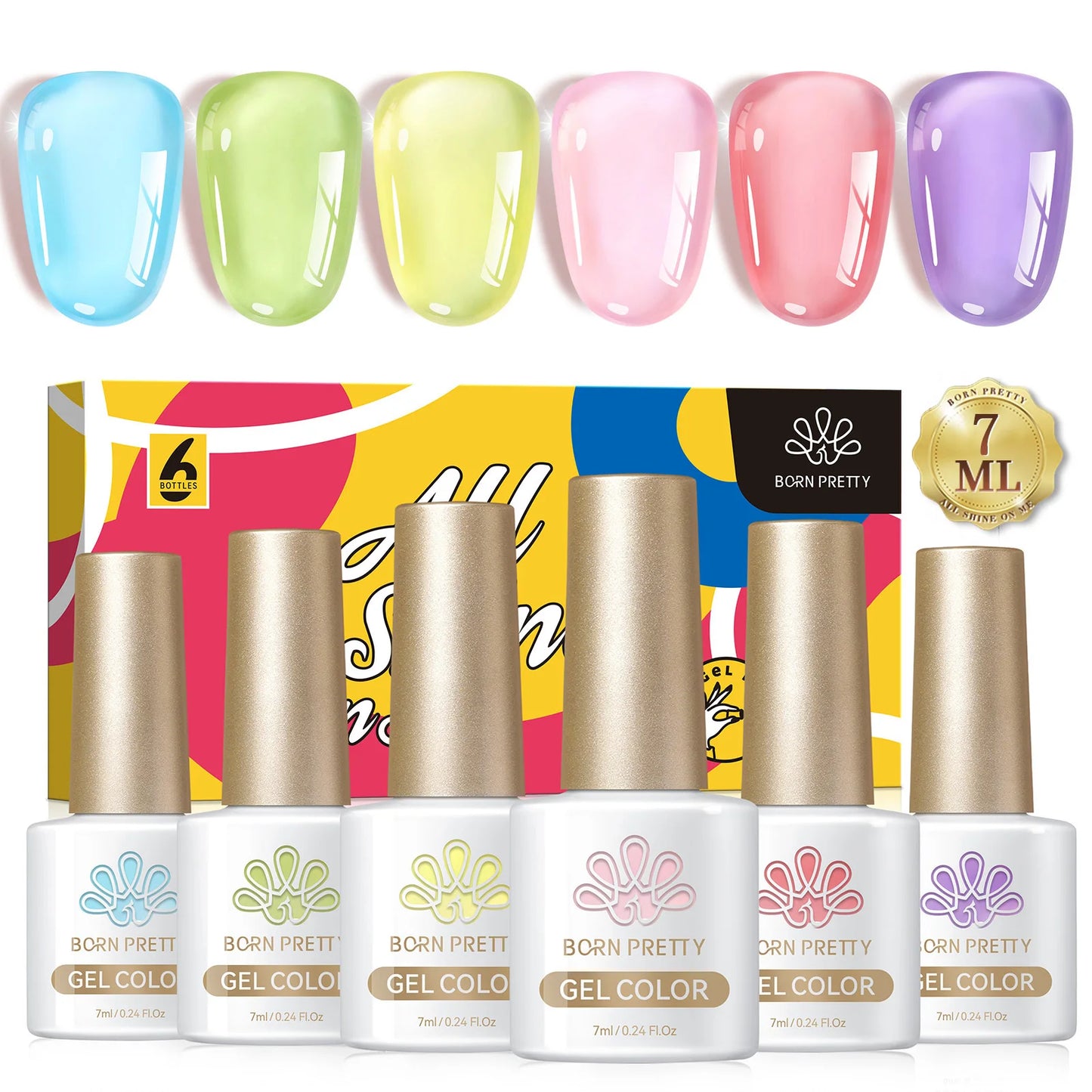 Neon Cat Eye Polish Set