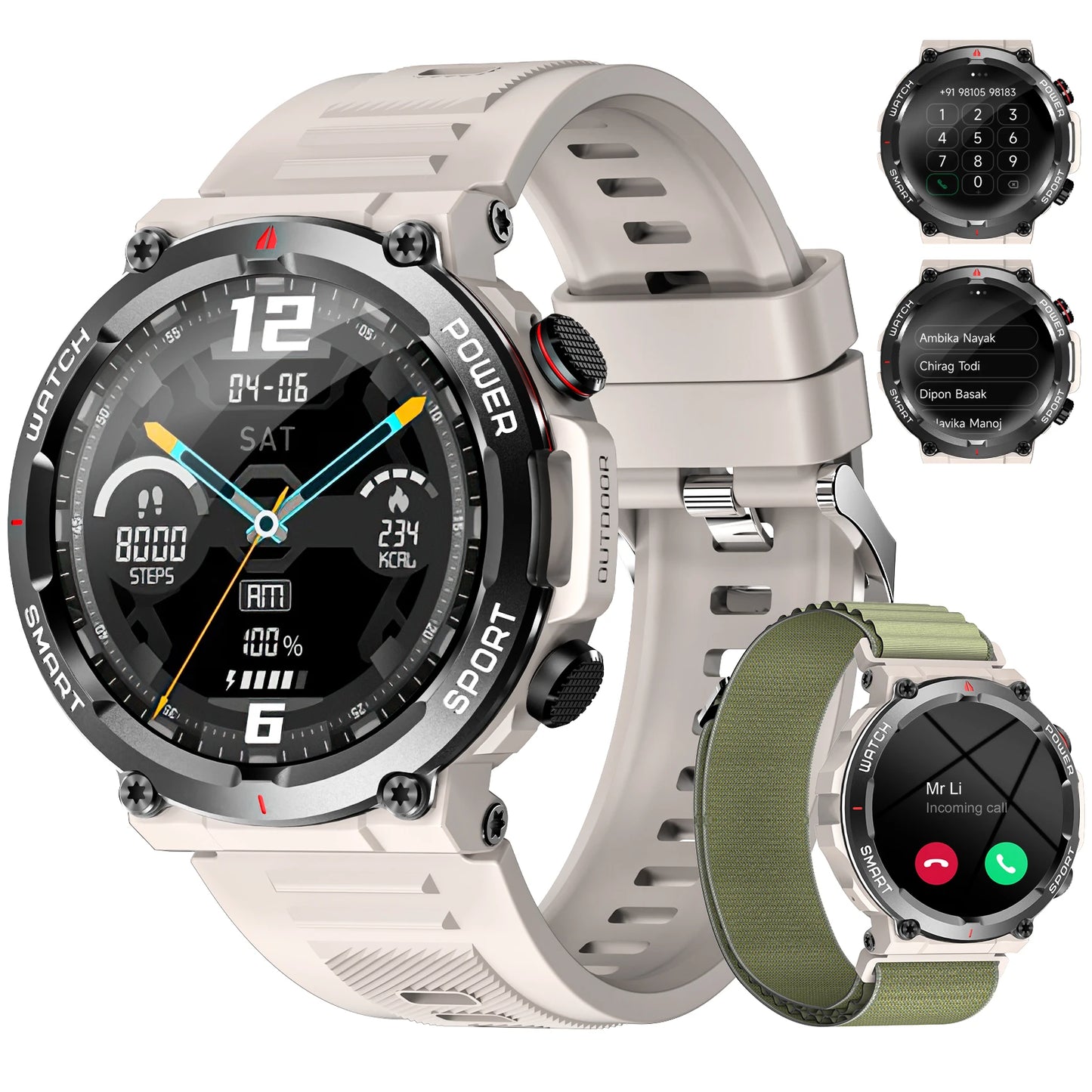 Waterproof Bluetooth Smartwatch