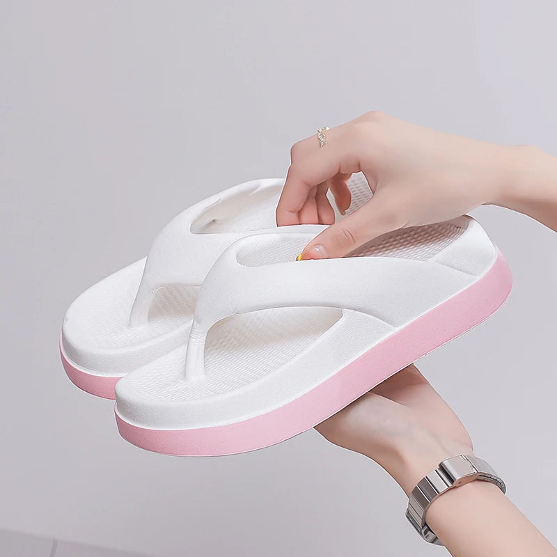 Trendy Platform Flip Flops