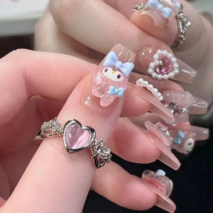 My Melody Fake Nails