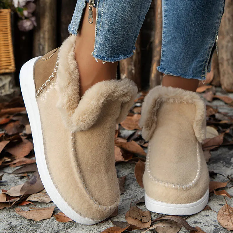 Fur Lined Winter Boots