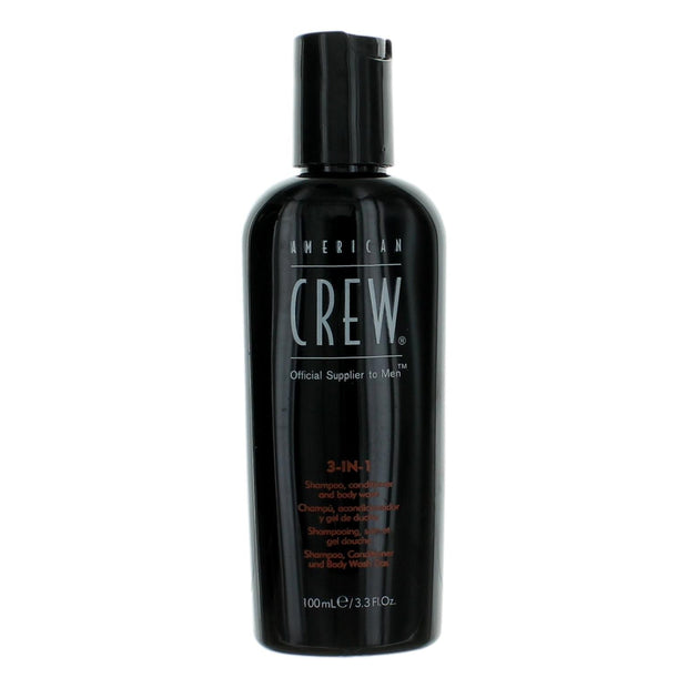 American Crew 3-In-1 by American Crew, 3.3 oz Shampoo, Conditioner, and Body Wash