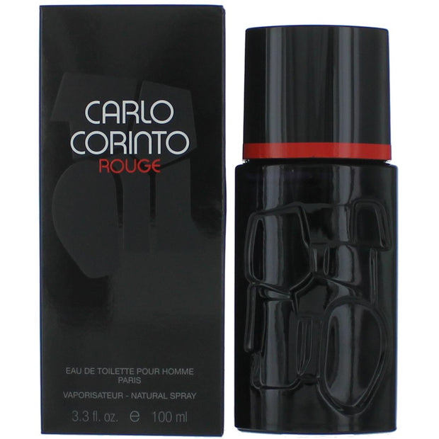 Carlo Corinto Rouge by Carlo Corinto, 3.3 oz Eau De Toilette Spray for Men