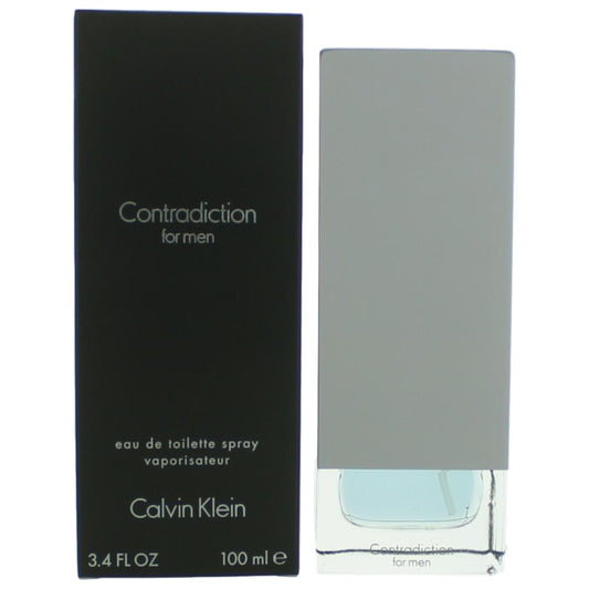 Contradiction by Calvin Klein, 3.4 oz Eau De Toilette Spray for Men