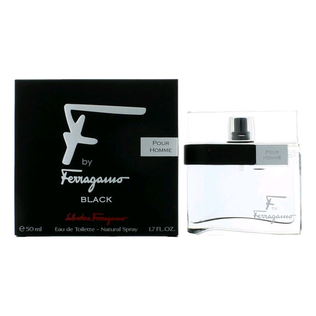 F Black by Salvatore Ferragamo, 1.7 oz Eau De Toilette Spray for Men