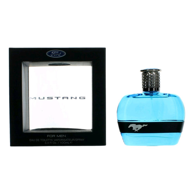 Mustang Blue by Mustang, 3.4 oz Eau De Toilette Spray for Men