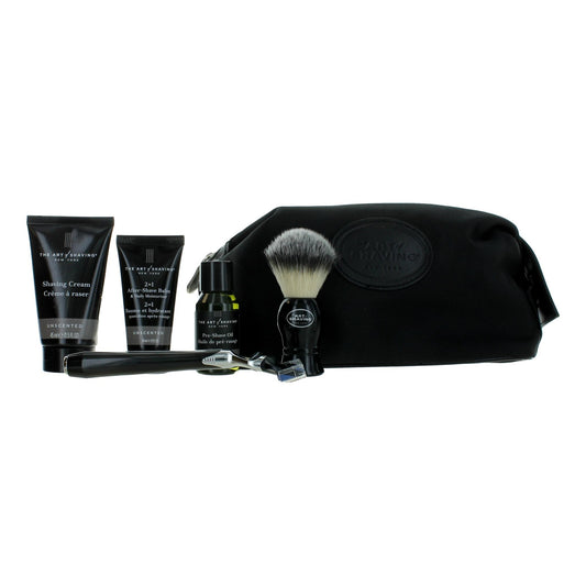 The Art Of Shaving Unscented by The Art Of Shaving, 6 Piece Shaving Kit for Men