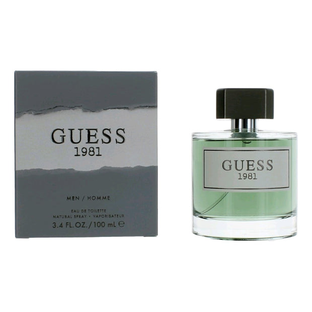 Guess 1981 by Guess, 3.4 oz Eau De Toilette Spray for Men