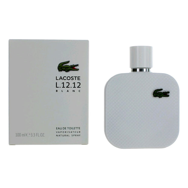 Lacoste L.12.12 White Blanc by Lacoste, 3.3 oz Eau De Toilette Spray for Men