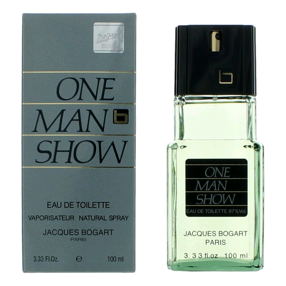 One Man Show by Jacques Bogart, 3.4 oz Eau De Toilette Spray for Men