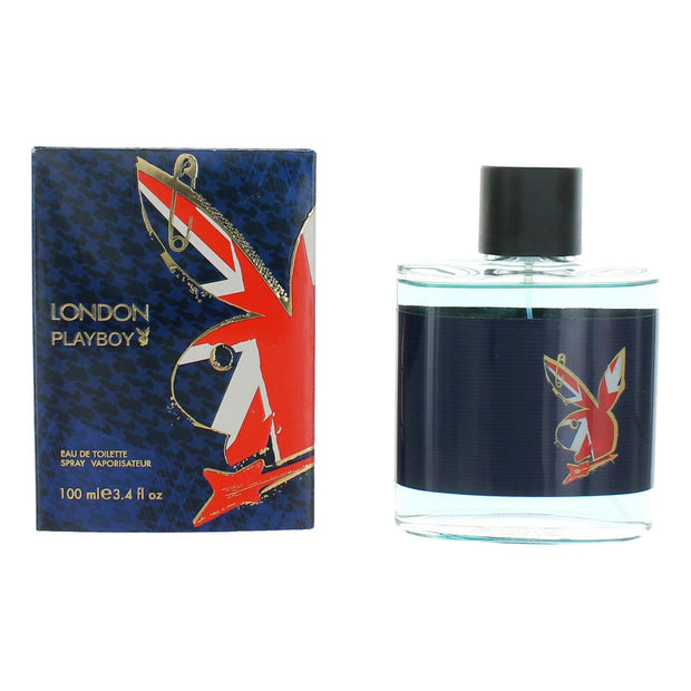 Playboy London by Coty, 3.4 oz Eau De Toilette Spray for Men