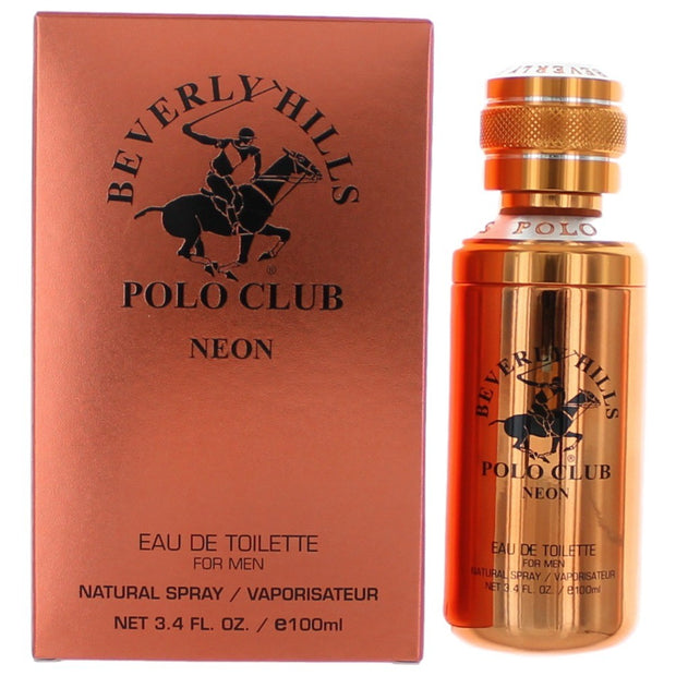 BHPC Neon by Beverly Hills Polo Club, 3.4 oz Eau De Toilette Spray for Men