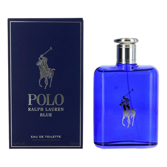 Polo Blue by Ralph Lauren, 4.2 oz Eau De Toilette Spray for Men