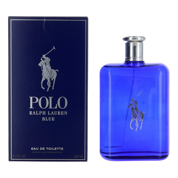 Polo Blue by Ralph Lauren, 6.7 oz Eau De Toilette Spray for Men