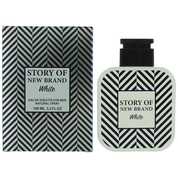 Story of New Brand White by New Brand, 3.3 oz Eau De Toilette Spray for Men