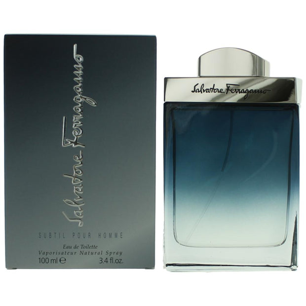 Subtil by Salvatore Ferragamo, 3.4 oz Eau De Toilette Spray for Men