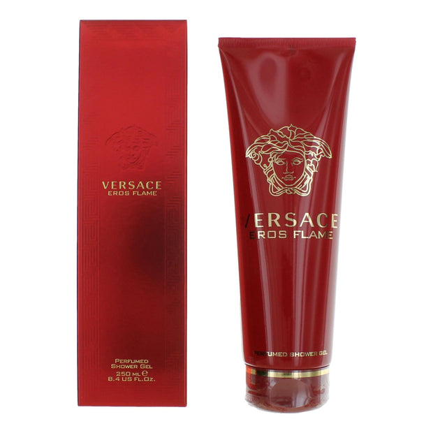 Eros Flame by Versace, 8.4 oz Shower Gel for Men