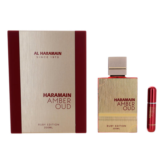 Amber Oud Ruby Edition by Al Haramain, 6.7 oz Eau De Parfum Spray for Unisex