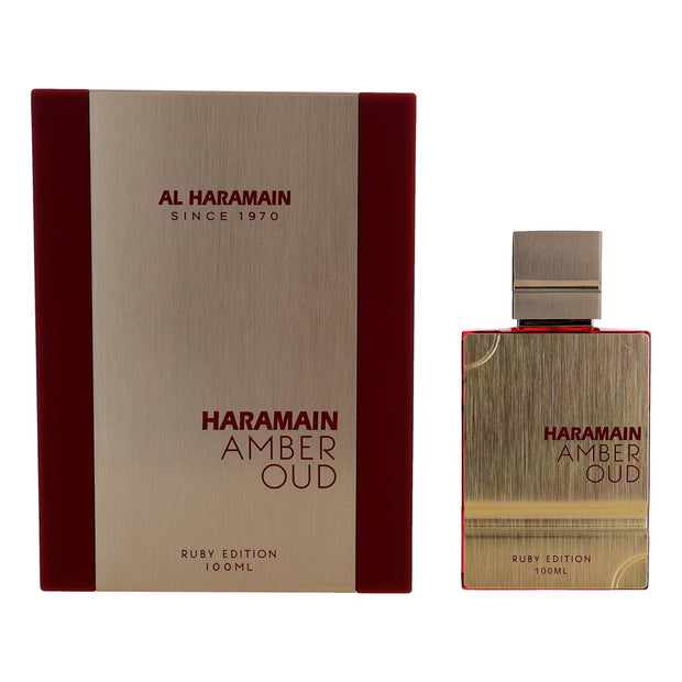 Amber Oud Ruby Edition by Al Haramain, 3.4 oz Eau De Parfum Spray for Unisex