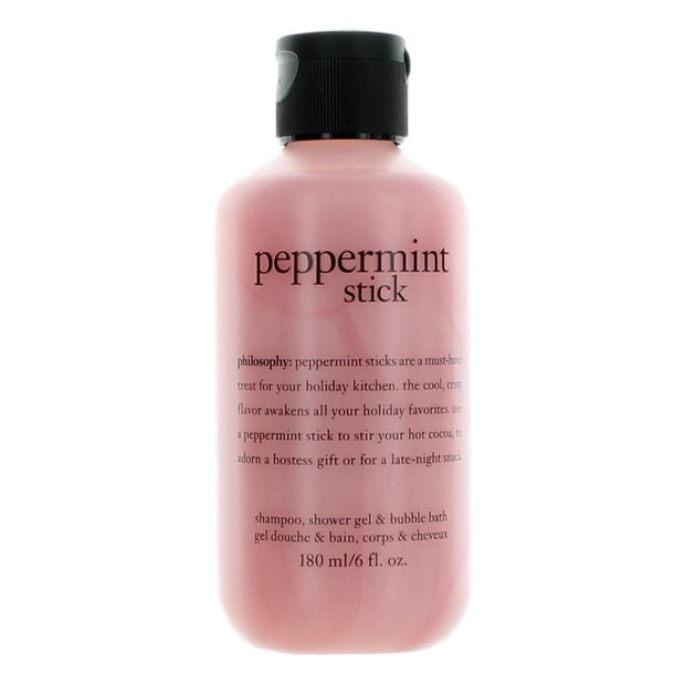 Peppermint Stick by Philosophy, 6 oz Shampoo, Shower Gel, & Bubble Bath for Unisex