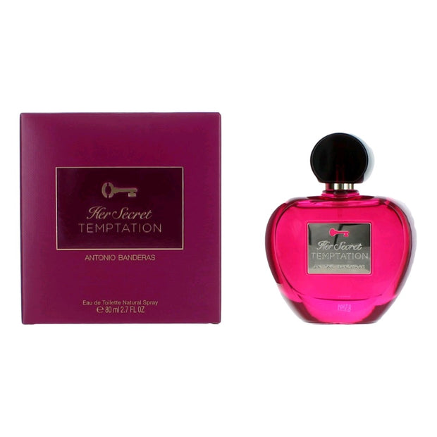 Her Secret Temptation by Antonio Banderas, 2.7 oz  Eau De Toilette Spray for Women