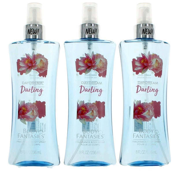 Daydream Darling by Body Fantasies, 3 Pack 8 oz Fragrance Body Spray for Women