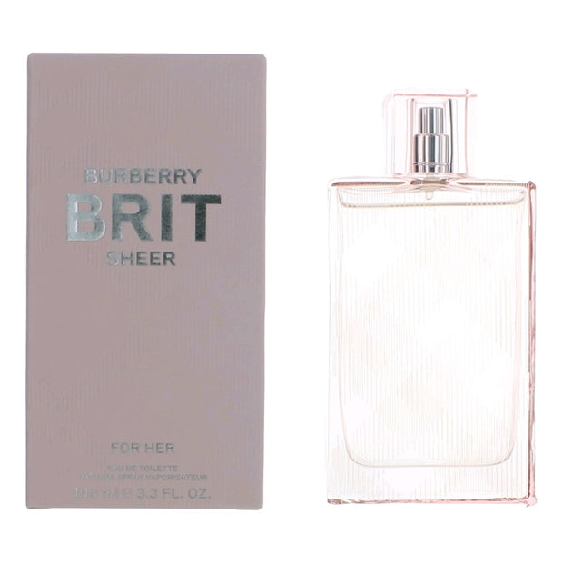 Brit Sheer by Burberry, 3.3 oz Eau De Toilette Spray for Women