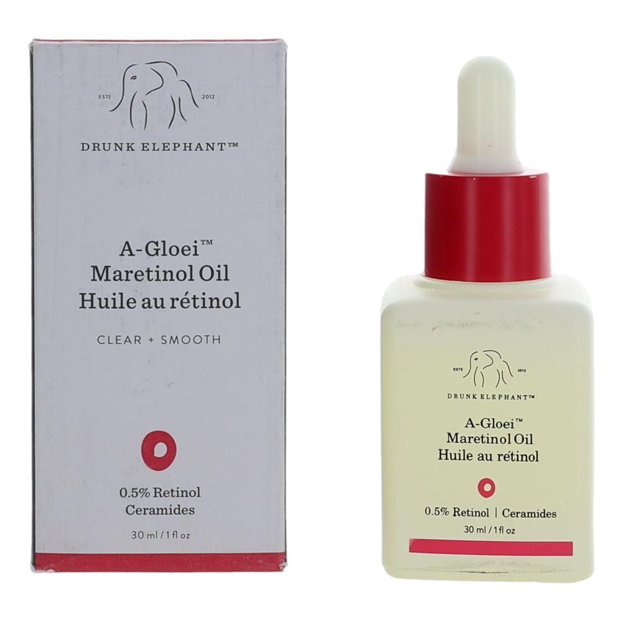 Drunk Elephant A-Gloei Maretinol Oil by Drunk Elephant, 1 oz Retinol Oil