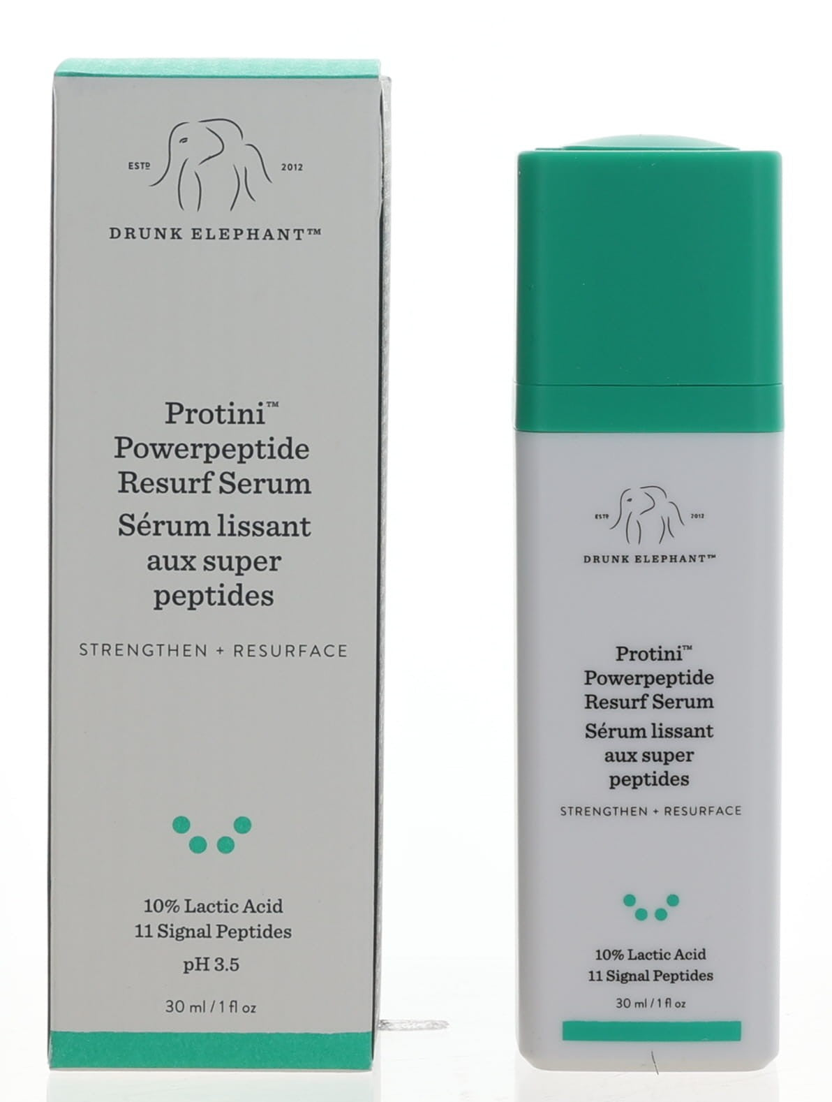 Drunk Elephant Protini Powerpeptide Resurf Serum by Drunk Elephant, 1 oz Facial Serum