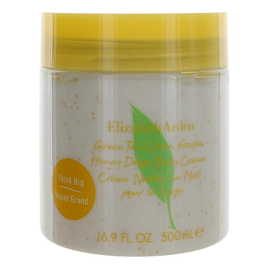 Green Tea Citron Freesia by Elizabeth Arden, 16.9 oz Honey Drops Body Cream for Women