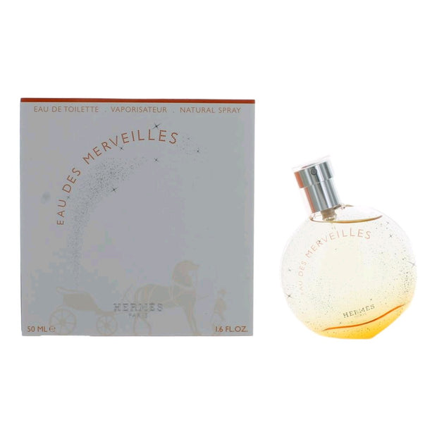 Eau Des Merveilles by Hermes, 1.6 oz Eau De Toilette Spray for Women