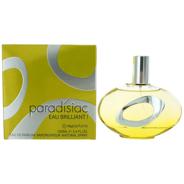 Paradisiac Eau Brilliant by NuParfums, 3.4 oz Eau De Parfum Spray for Women