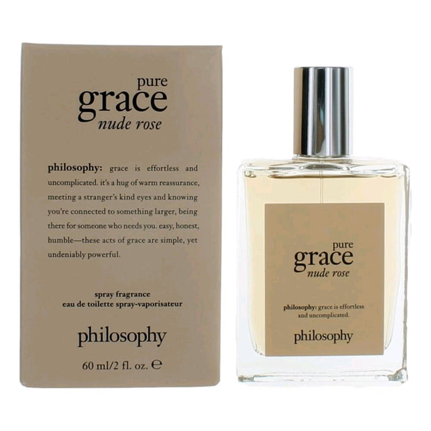 Pure Grace Nude Rose by Philosophy, 2 oz Eau De Toilette Spray for Women