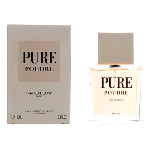 Pure Poudre by Karen Low, 3.4 oz Eau De Parfum Spray for Women