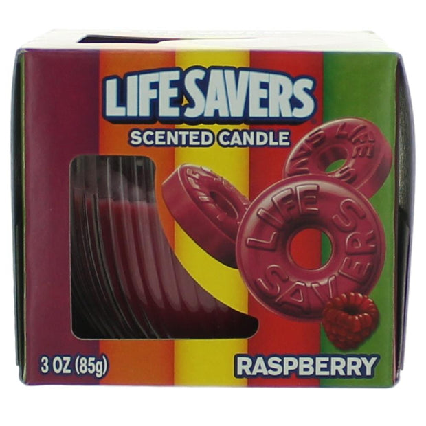 Life Savers Scented Candle 3 oz Jar - Raspberry