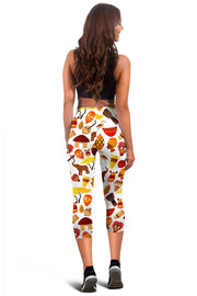 African Ethnic Tripe Women's Capris Leggings